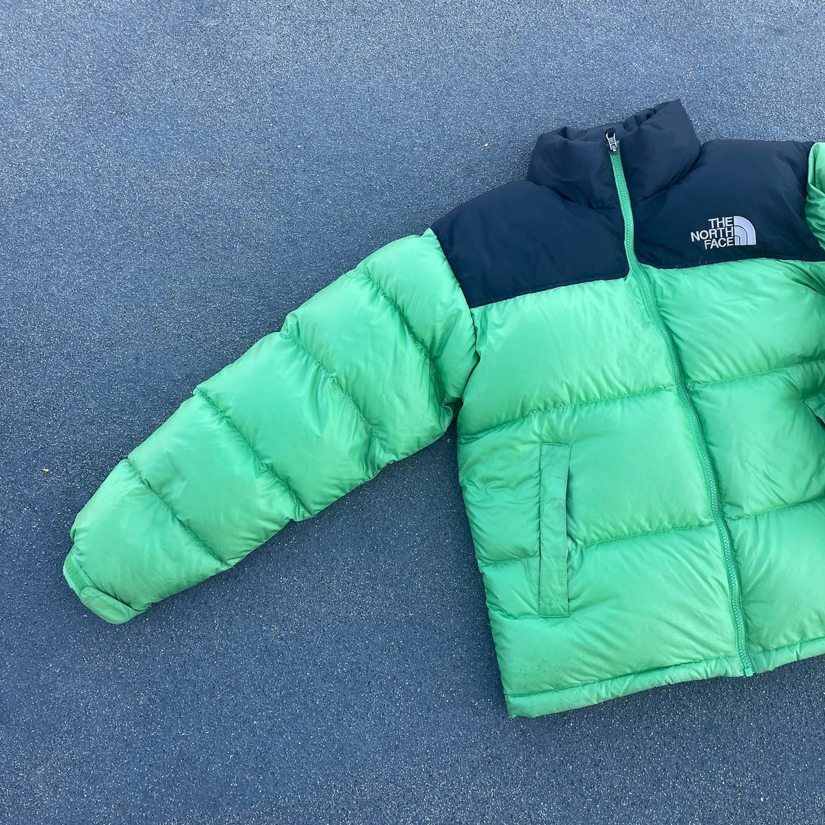 The North Face Lime Green Puffer Jacket