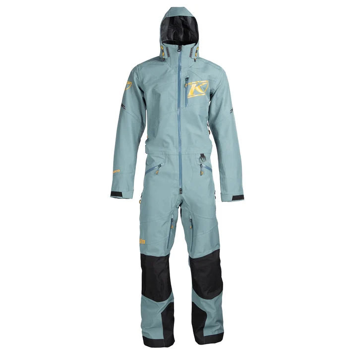 1. KLIM Ripsa Vapor technical snowmobile suit front detail
