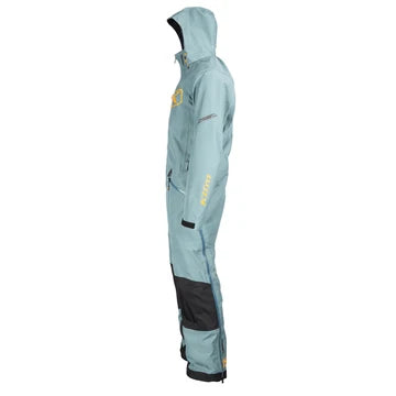 Goblin Blue and Sunrise KLIM Ripsa Vapor one-piece side view
