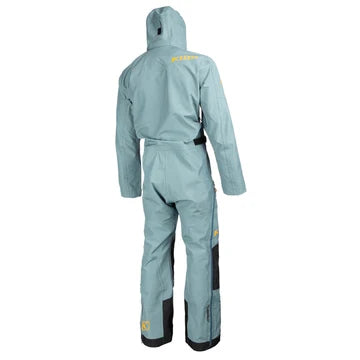 Goblin Blue and Sunrise KLIM Ripsa Vapor one-piece back view