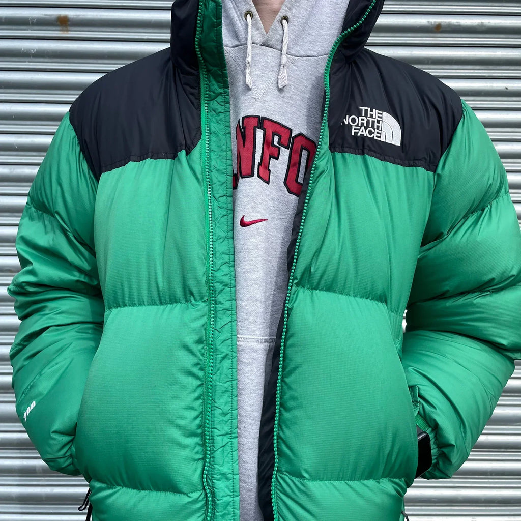 The North Face Light Green Puffer Jacket