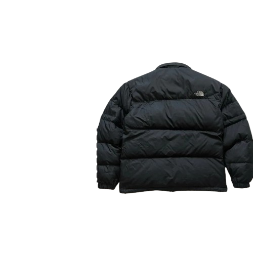 The North Face Matte Black Puffer Jacket