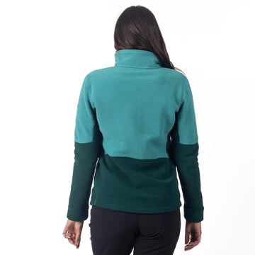 KLIM Darby Canyon Fleece Jacket Green-Blue Slate back view