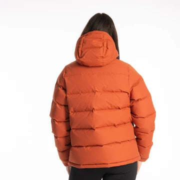Women's Picante orange insulated jacket back view