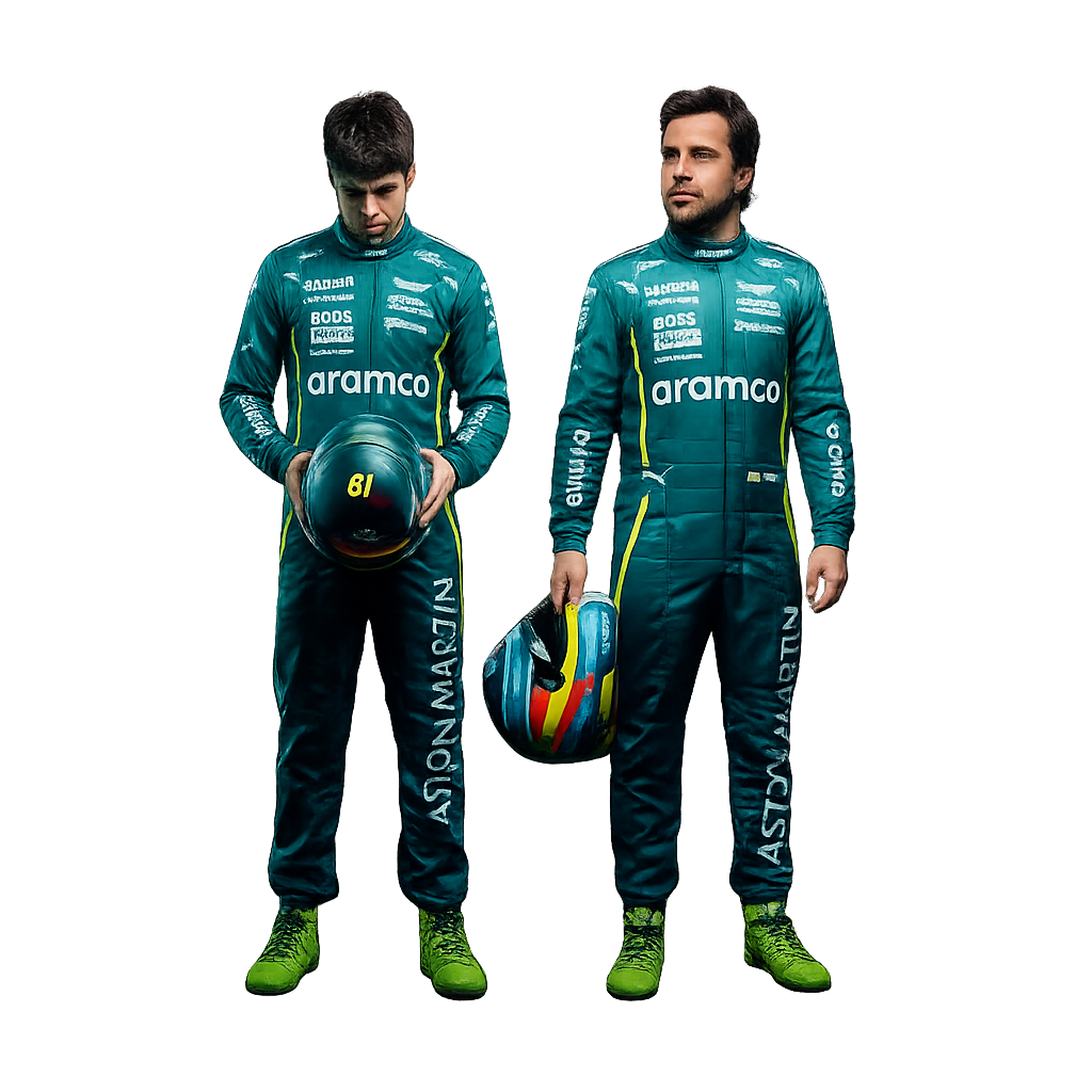 2025 F1 Racing Costume Worn by Fernando Alonso & Lance Stroll