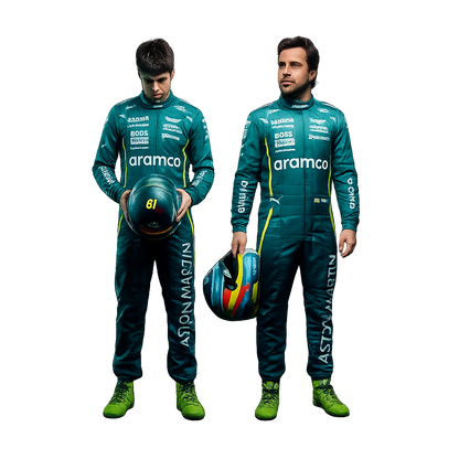 2025 F1 Racing Costume Worn by Fernando Alonso & Lance Stroll