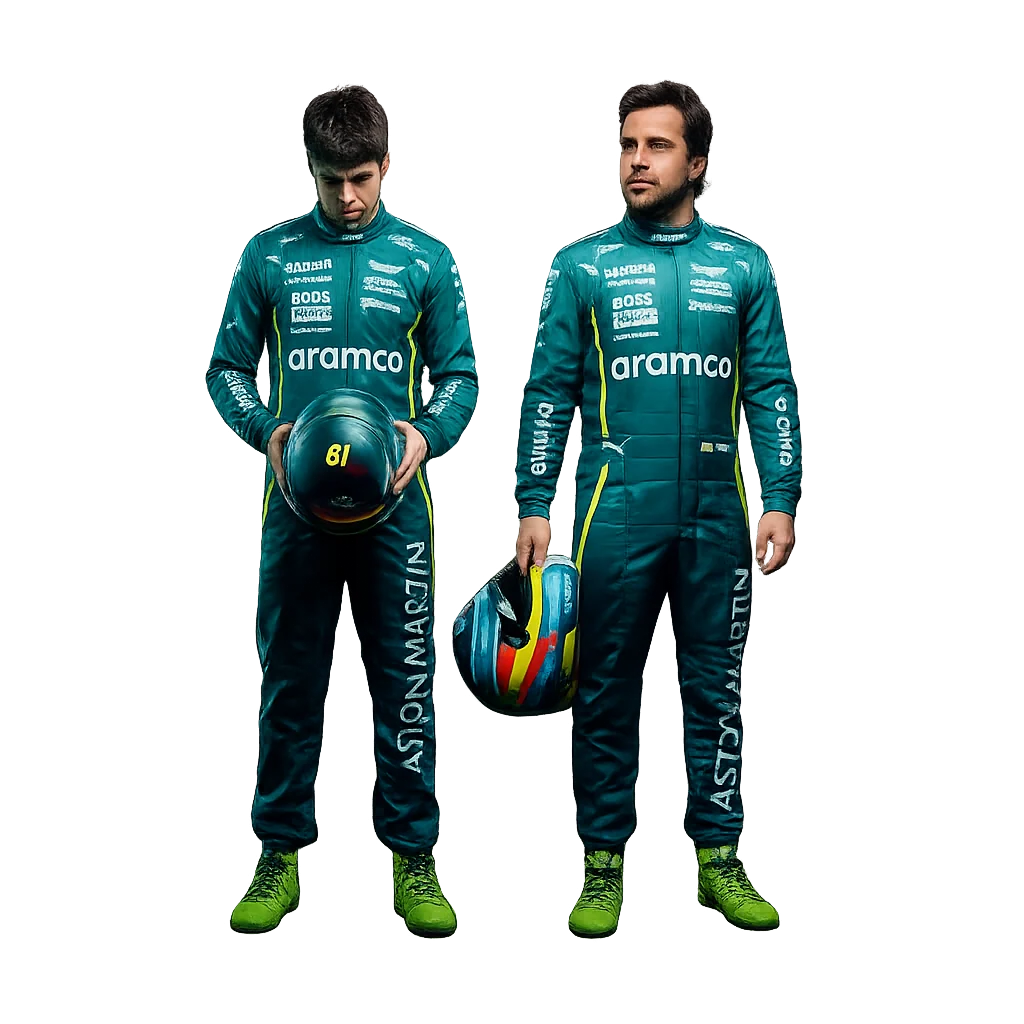 2025 F1 Racing Costume Worn by Fernando Alonso & Lance Stroll