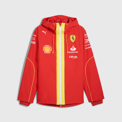 Ferrari F1 Racing Jacket – Red Motorsport Hooded Jacket