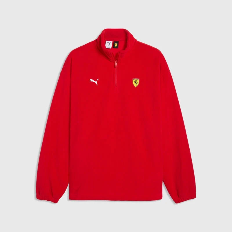 Scuderia Ferrari F1 PUMA 1/4 Zip Sweater 2 Colours