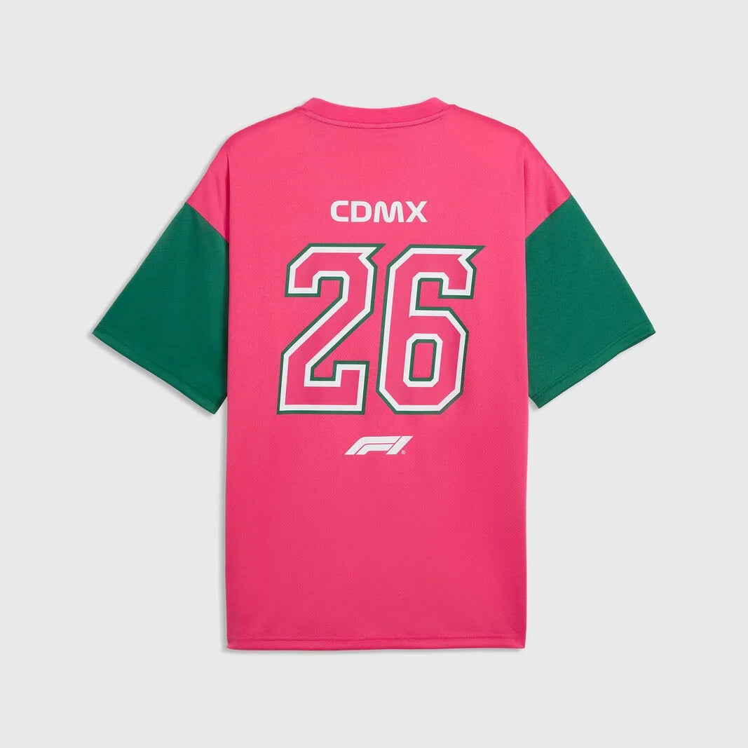 F1 Racing League Pink & Green T-Shirt – Motorsport Fan Tee
