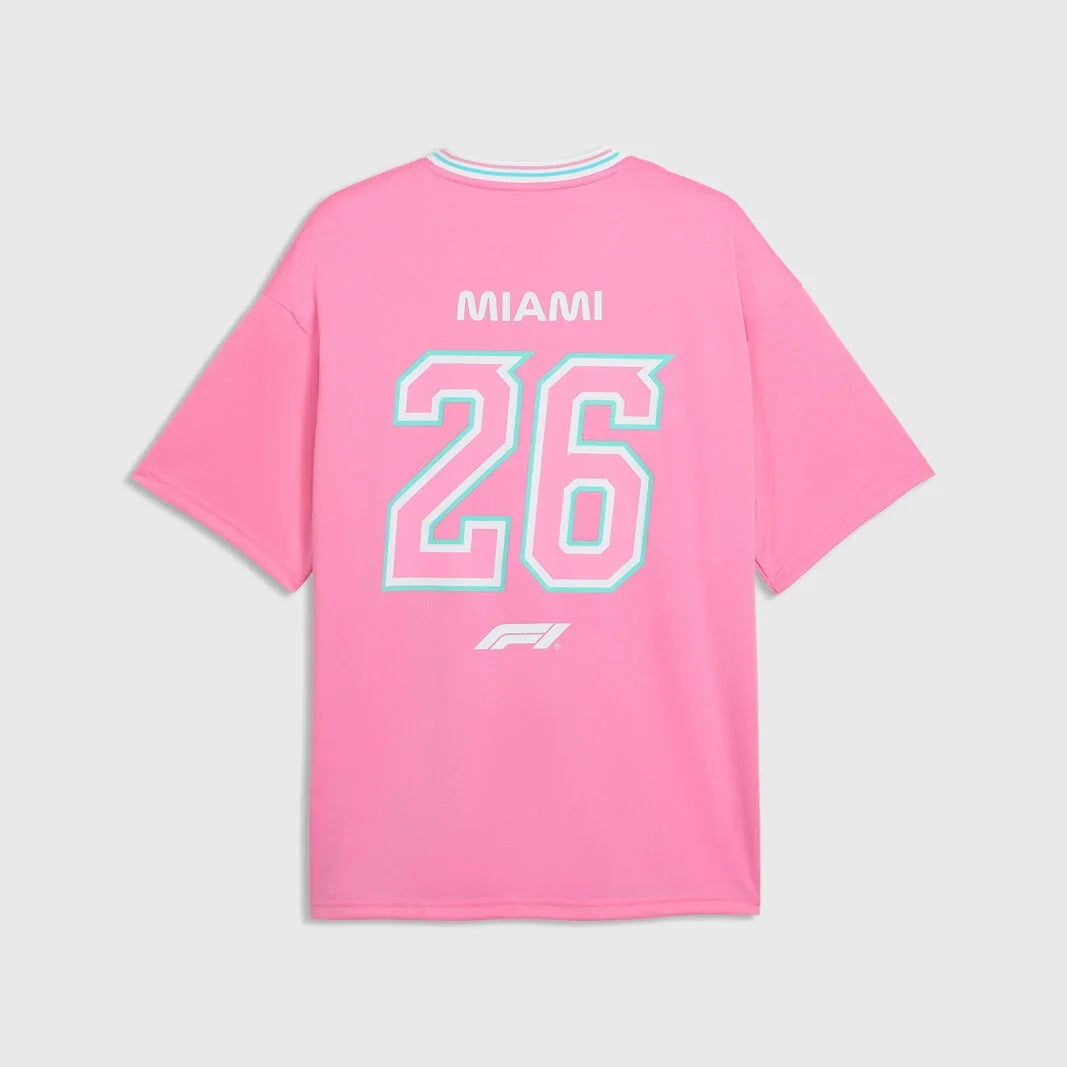 F1 Racing League Pink & Purple T-Shirt – Motorsport Fan Tee