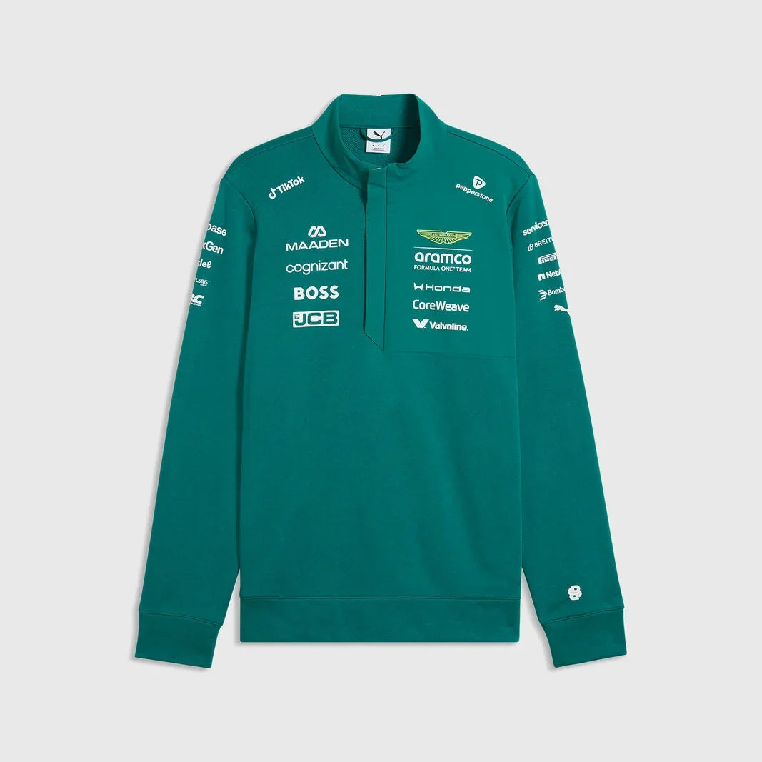 Aston Martin F1 Team 2026 Replica Team Half Zip Sweater
