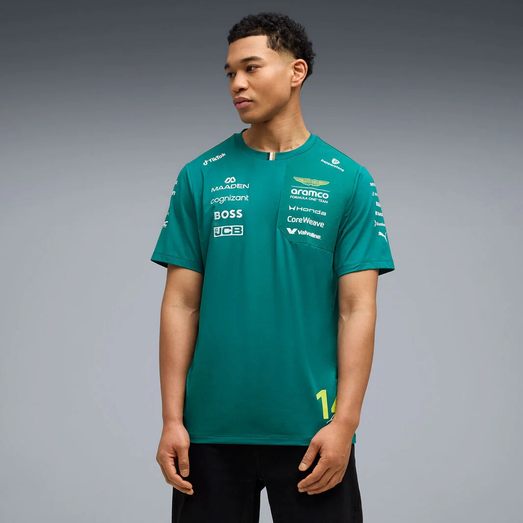 Aston Martin F1 Team 2026 Fernando Alonso Replica T-shirt