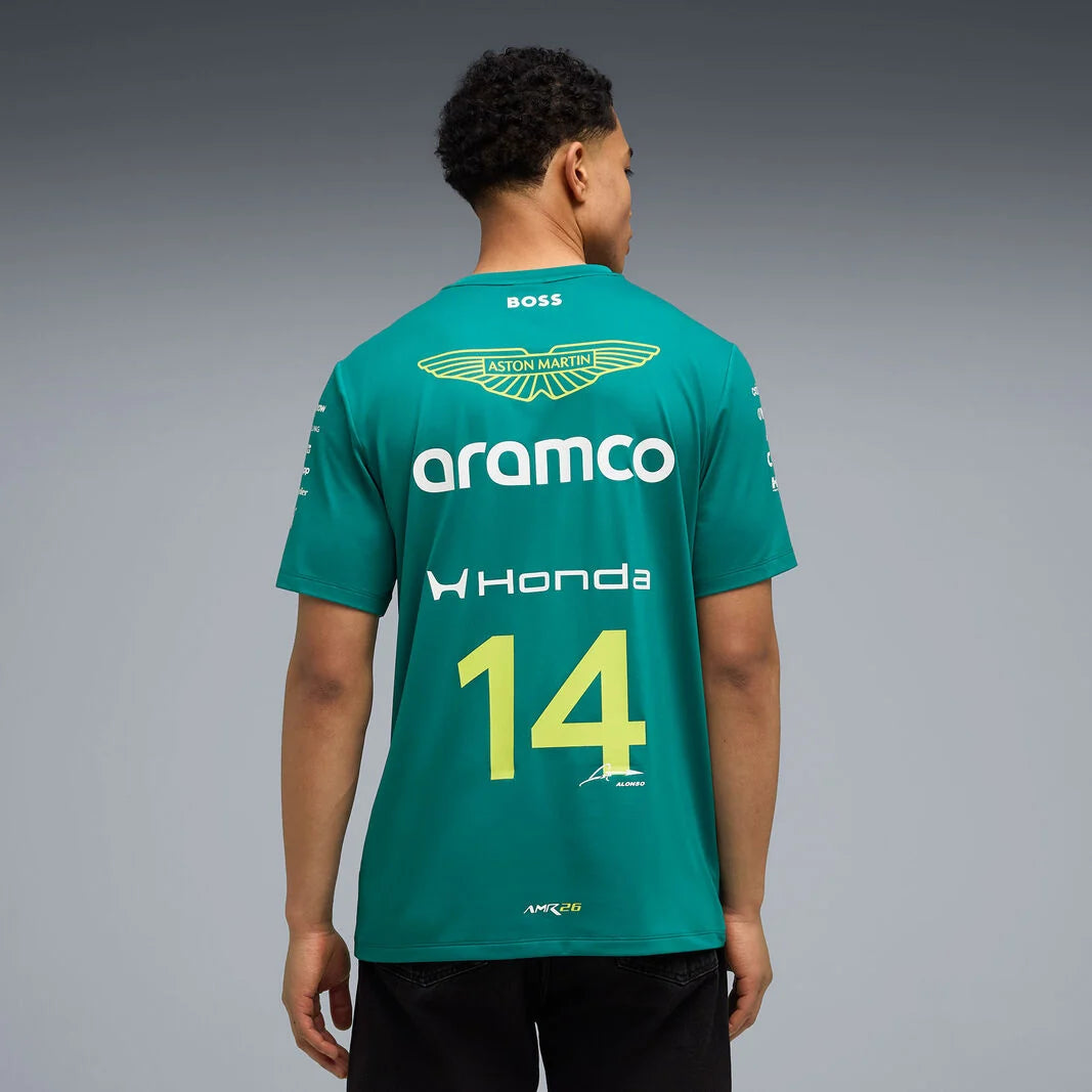 Aston Martin F1 Team 2026 Fernando Alonso Replica T-shirt