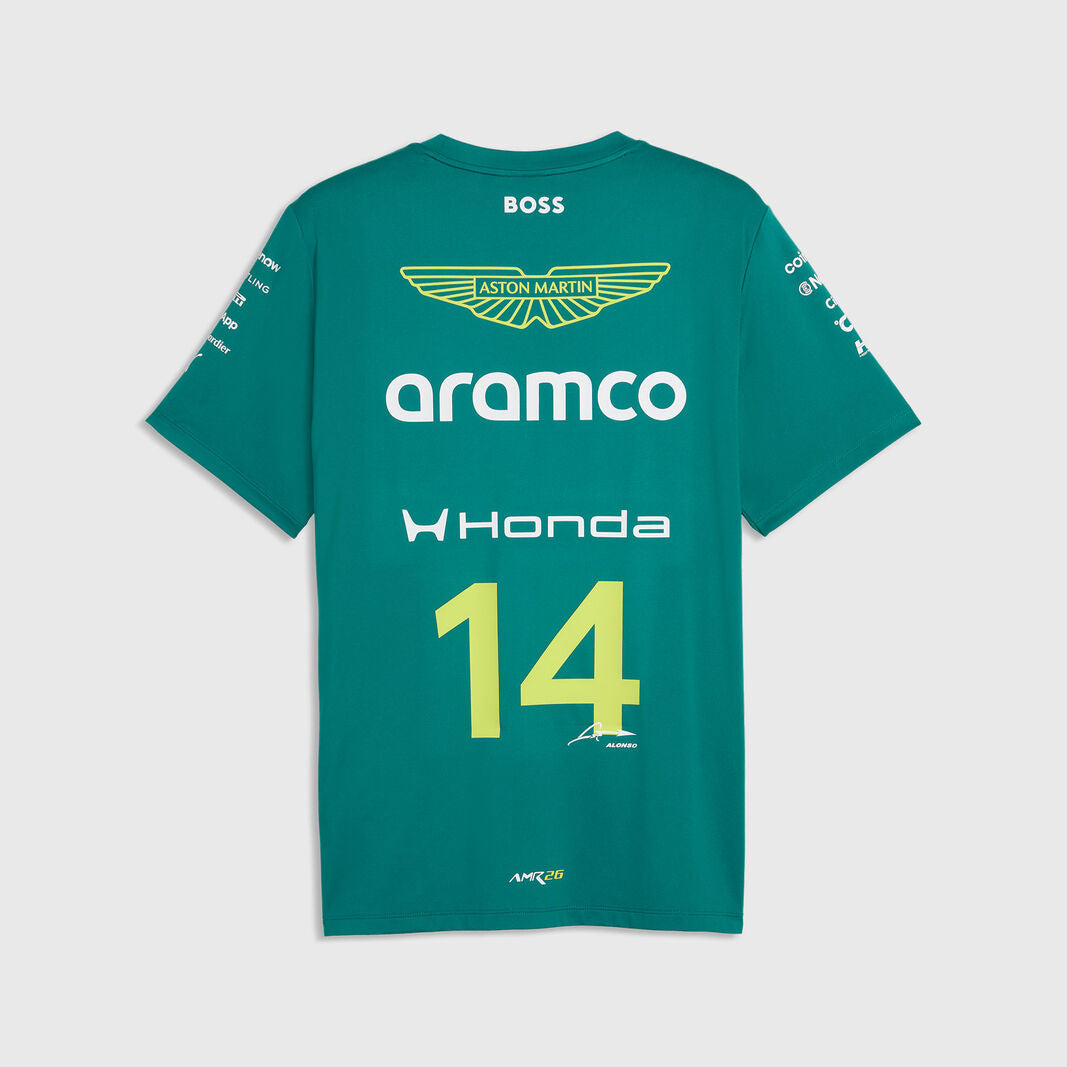 Aston Martin F1 Team 2026 Fernando Alonso Replica T-shirt