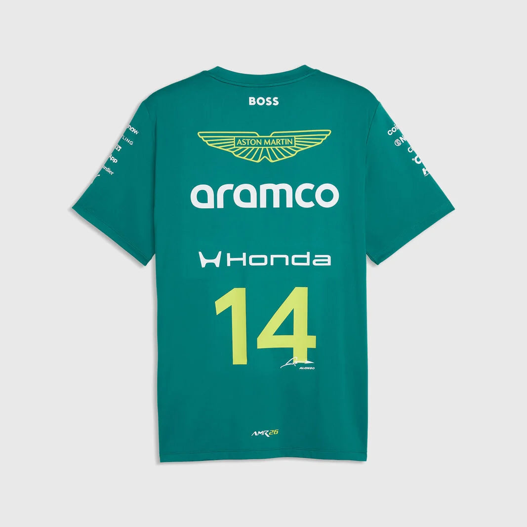 Aston Martin F1 Team 2026 Fernando Alonso Replica T-shirt
