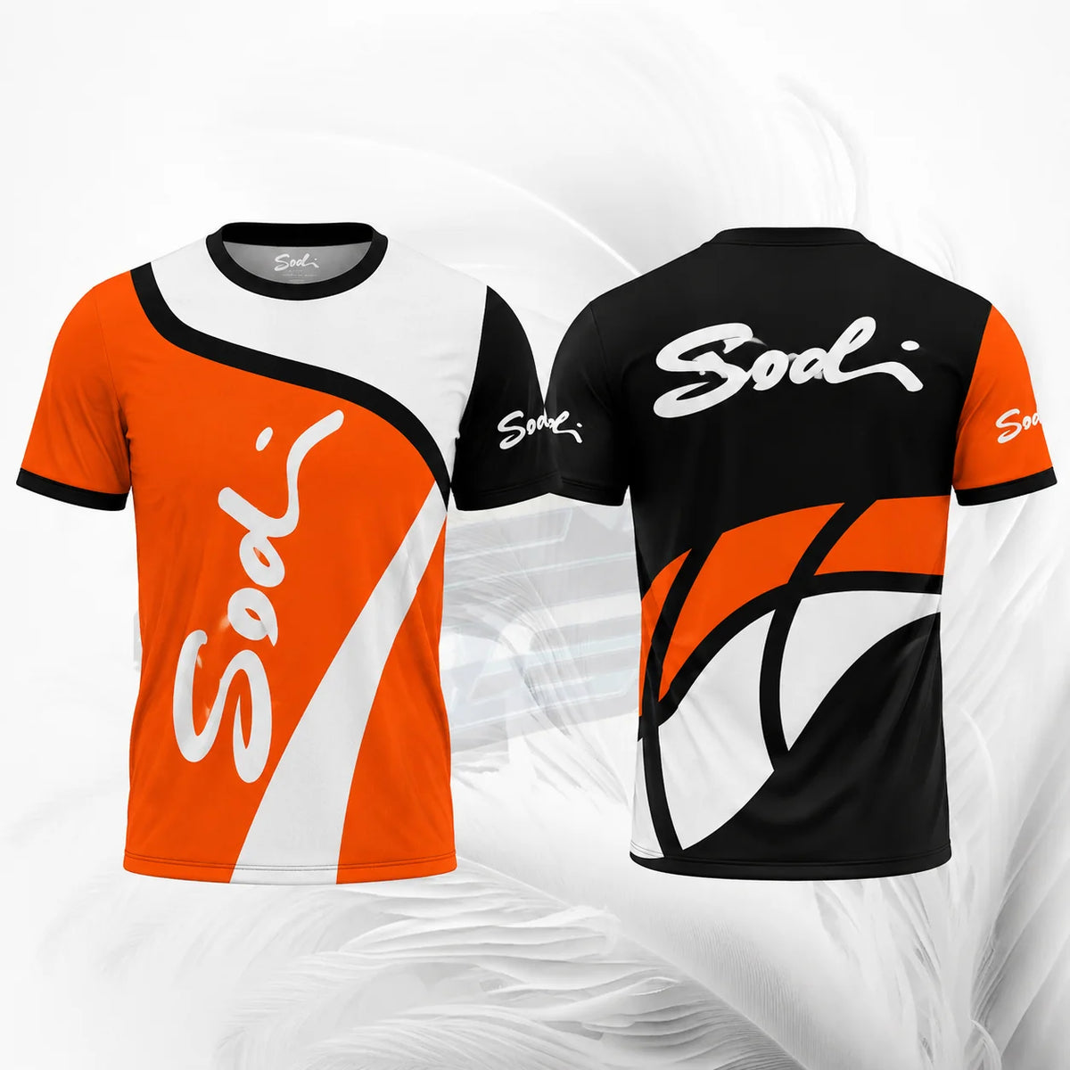 Sodi Orange Black Racing T-Shirt