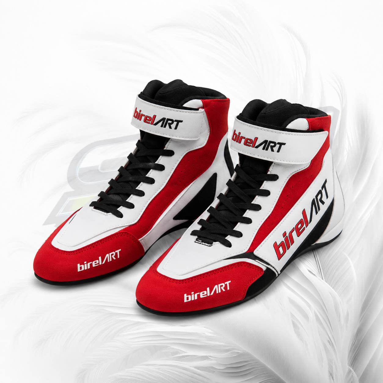 Birel ART Kart Racing Shoes Red White Black