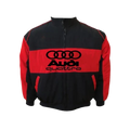 Audi Racing Jacket Black and Red Motorsport Style