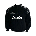 Audi Quattro Racing Jacket Black Motorsport Style
