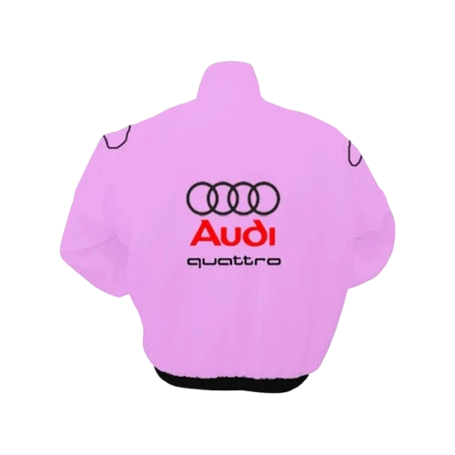 Audi Racing Jacket Pink Motorsport Style Edition