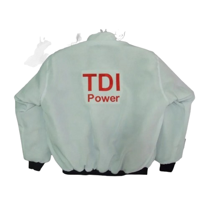 Audi TDI Power Racing Jacket White and Red Motorsport Style