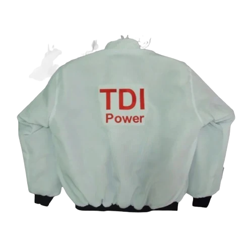 Audi TDI Power Racing Jacket White and Red Motorsport Style