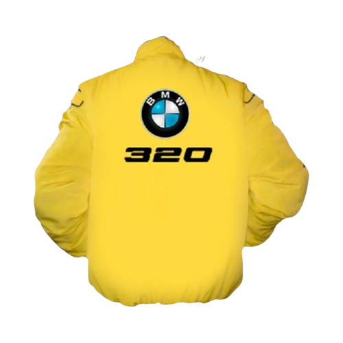 BMW 320 Racing Jacket Yellow Motorsport Style Edition