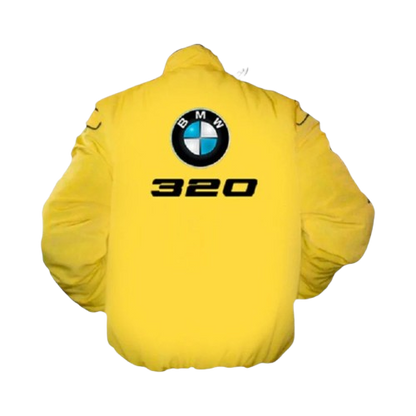 BMW 320 Racing Jacket Yellow Motorsport Style Edition