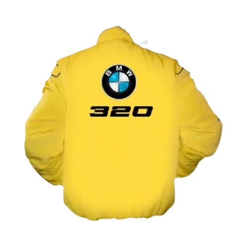 BMW 320 Racing Jacket Yellow Motorsport Style Edition