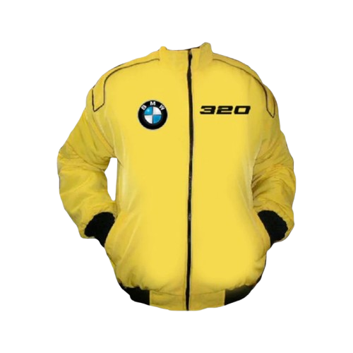 BMW 320 Racing Jacket Yellow Motorsport Style Edition