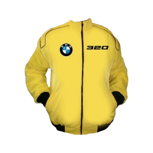 BMW 320 Racing Jacket Yellow Motorsport Style Edition