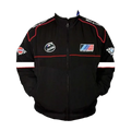 BMW M Sport Racing Jacket Black and White Motorsport Style