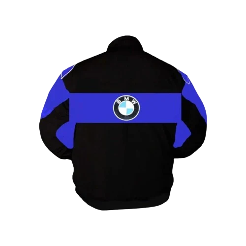 BMW RBS F1 Racing Jacket Black and Blue Motorsport Style