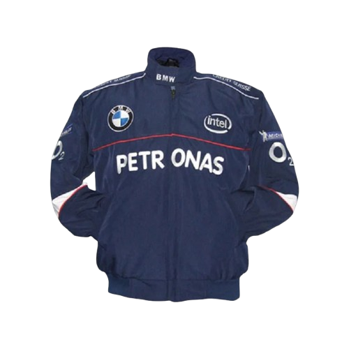 BMW Petronas O2 Racing Jacket Blue Motorsport Style