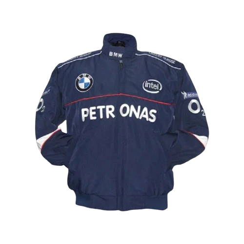 BMW Petronas O2 Racing Jacket Blue Motorsport Style
