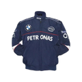 BMW Petronas O2 Racing Jacket Blue Motorsport Style