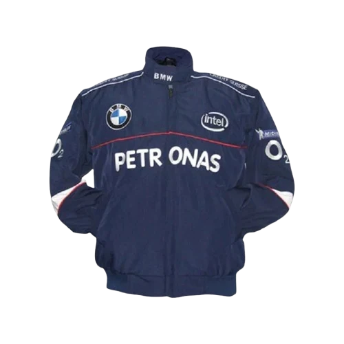 BMW Petronas O2 Racing Jacket Blue Motorsport Style