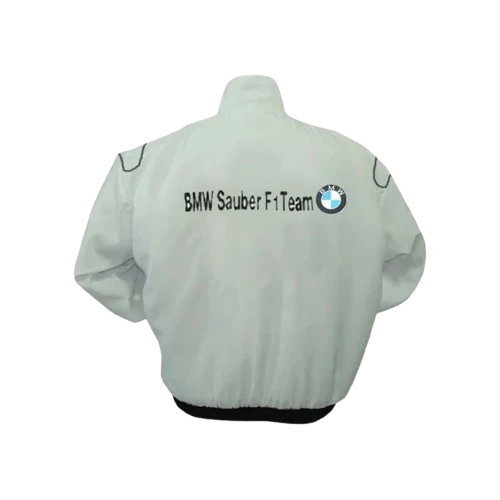 BMW Petronas Racing Jacket White and Royal Blue Motorsport Style