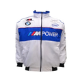 BMW Racing Jacket White Blue Motorsport Style Edition