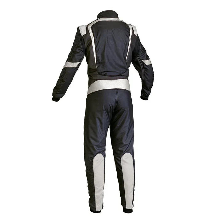 Black Go-Kart Driver Racing Wear