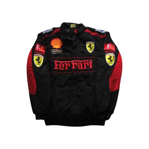 Ferrari F1 Team Jacket Black with Red Trim Online