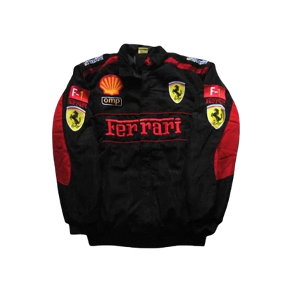 Ferrari F1 Team Jacket Black with Red Trim Online