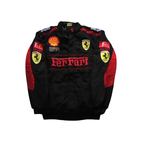 Ferrari F1 Team Jacket Black with Red Trim Online