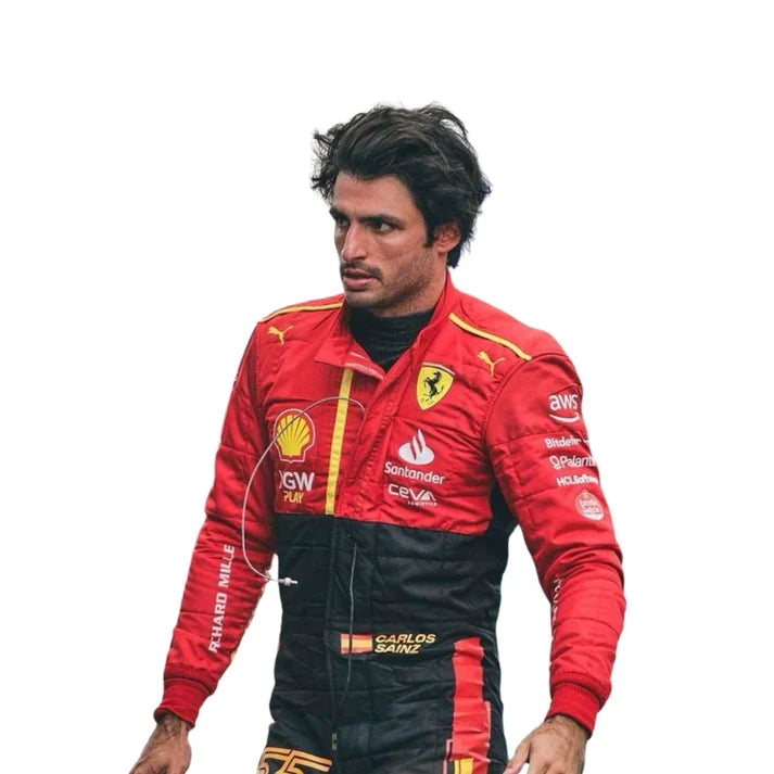 Carlos Sainz Jr 2023 Spain Grand Prix F1 Racing Suit