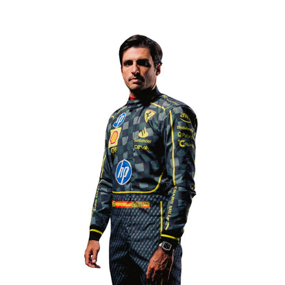F1 Racing Costume Worn by Charles Leclerc & Carlos Sainz Jr. – 2024 HP Italy GP