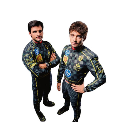 F1 Racing Costume Worn by Charles Leclerc & Carlos Sainz Jr. – 2024 HP Italy GP