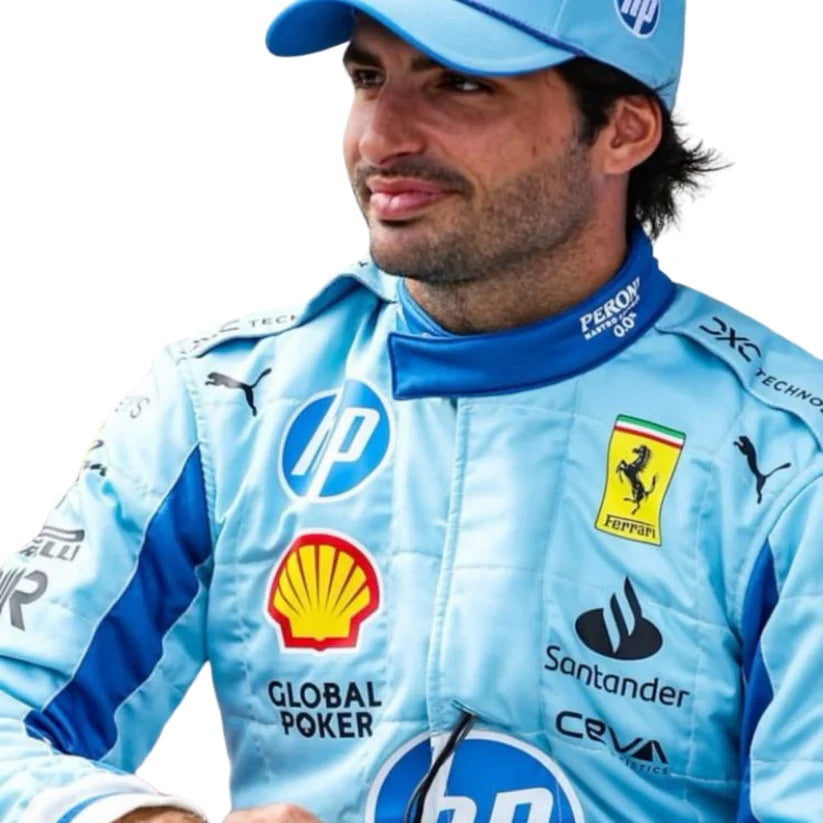 2024 F1 Racing Costume Worn by Charles Leclerc & Carlos Sainz Jr. – Miami