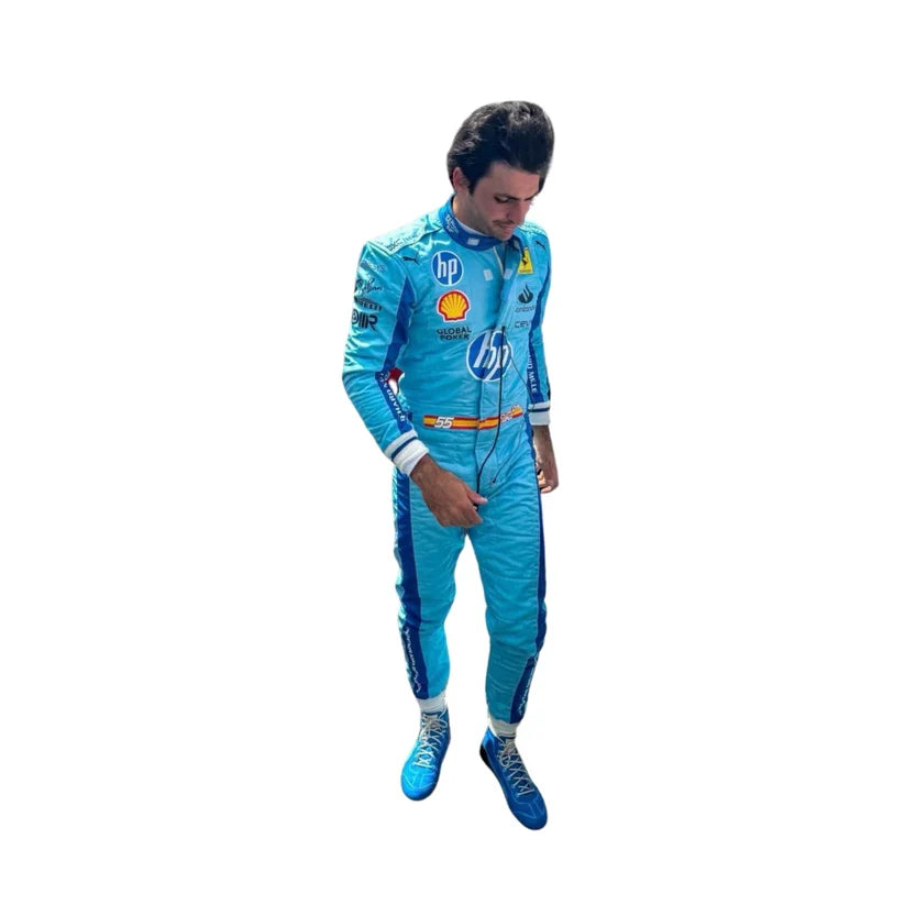 Carlos Sainz Jr 2024 Miami Grand Prix F1 Racing Suit