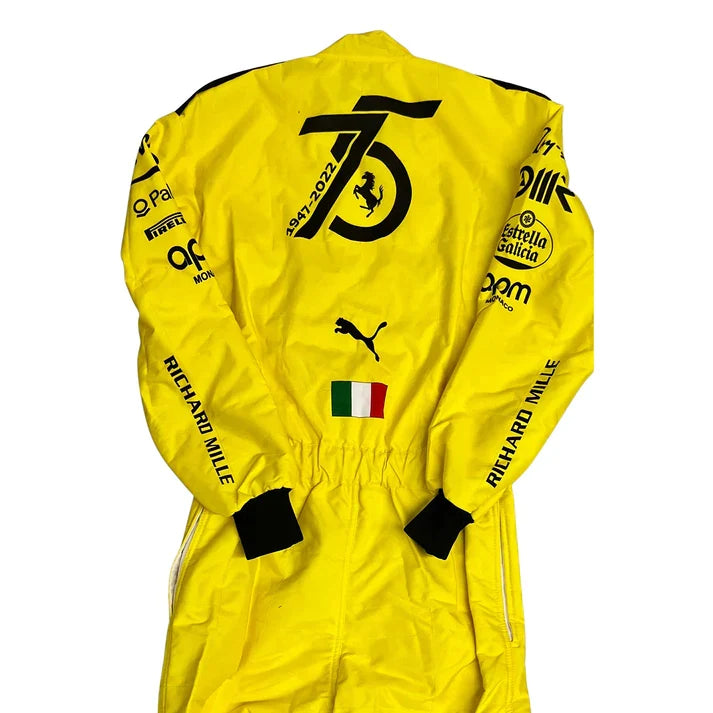 Charles Leclerc 2022 75th Anniversary F1 Racing Suit
